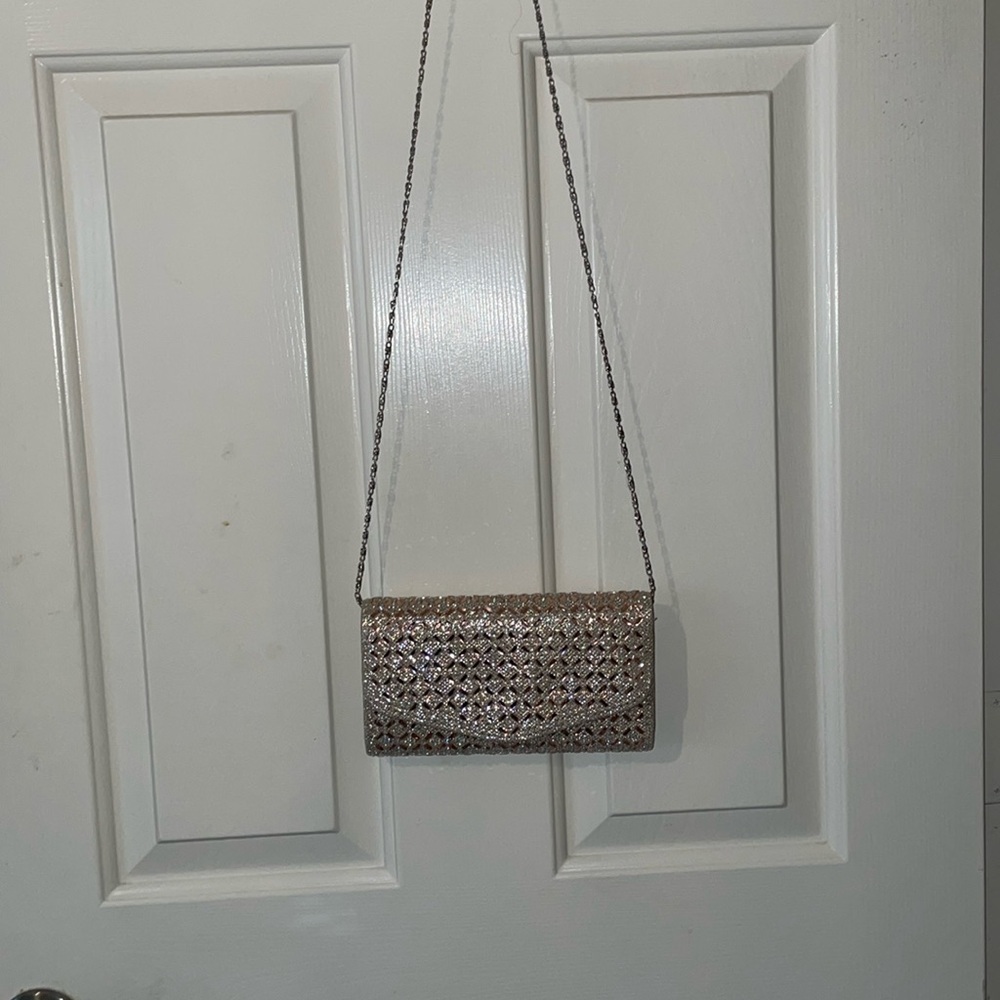 Rhinestone clutch purse